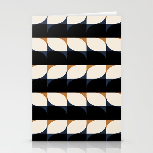 Almond Shapes Pattern II Stationery Card Gallery Image 2