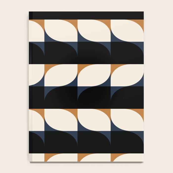 Almond Shapes Pattern II Notebook Gallery Image 4