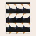 Almond Shapes Pattern II Notebook Gallery Image 4