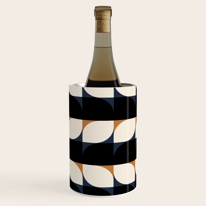 Almond Shapes Pattern II Wine Chiller Gallery Image 2
