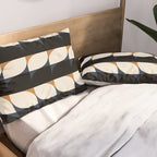 Almond Shapes Pattern II Pillow Sham Gallery Image 2