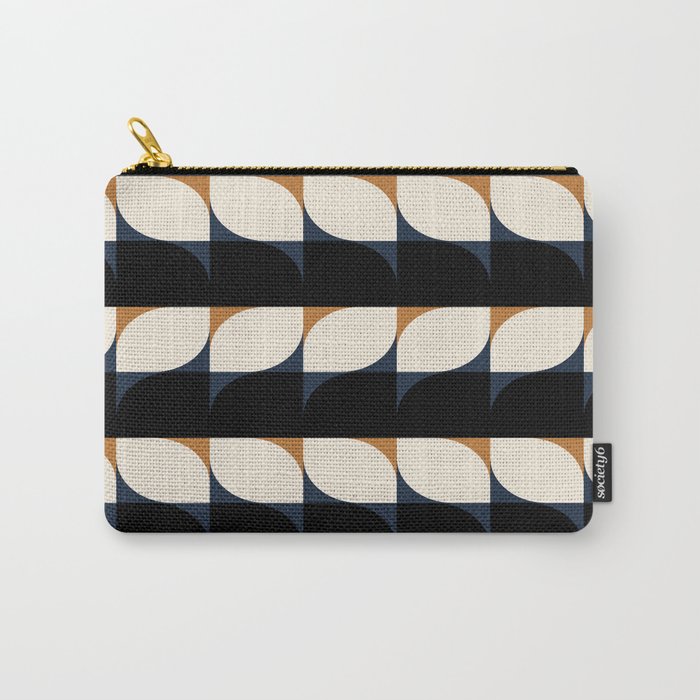 Almond Shapes Pattern II Carry All Pouch Gallery Image 1