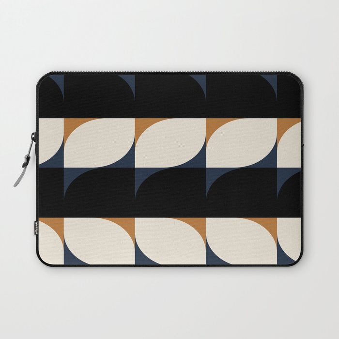 Almond Shapes Pattern II Laptop Sleeve Gallery Image 1