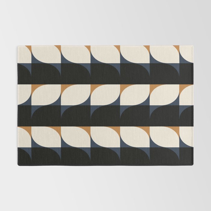 Almond Shapes Pattern II Rug Gallery Image 2