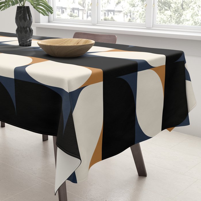 Almond Shapes Pattern II Tablecloth Gallery Image 3