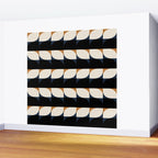 Almond Shapes Pattern II Wall Mural Gallery Image 2