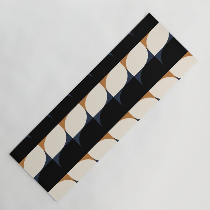 Almond Shapes Pattern II Yoga Mat Gallery Image 1