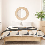 Almond Shapes Pattern II Duvet Cover Gallery Image 3