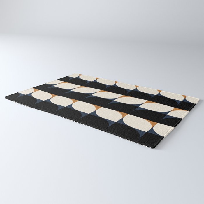 Almond Shapes Pattern II Rug Gallery Image 3