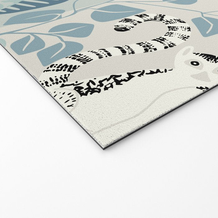 Jungle adventure chalky blue Welcome Mat Gallery Image 2