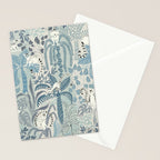Jungle adventure chalky blue Stationery Card Gallery Image 2