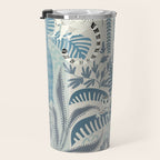 Jungle adventure chalky blue Travel Mug Gallery Image 3