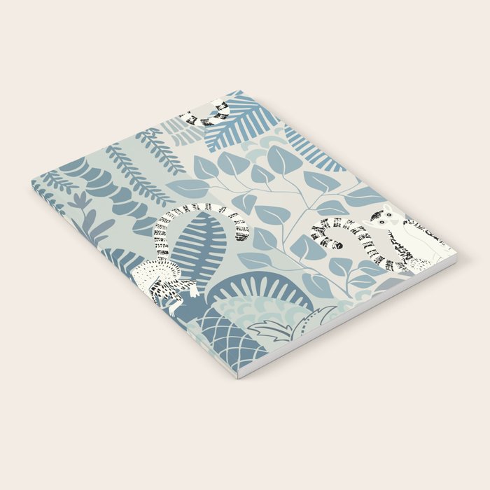 Jungle adventure chalky blue Notebook Gallery Image 2