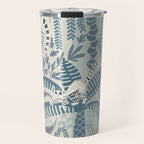 Jungle adventure chalky blue Travel Mug Gallery Image 1