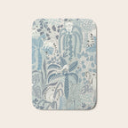 Jungle adventure chalky blue Bath Mat Gallery Image 1