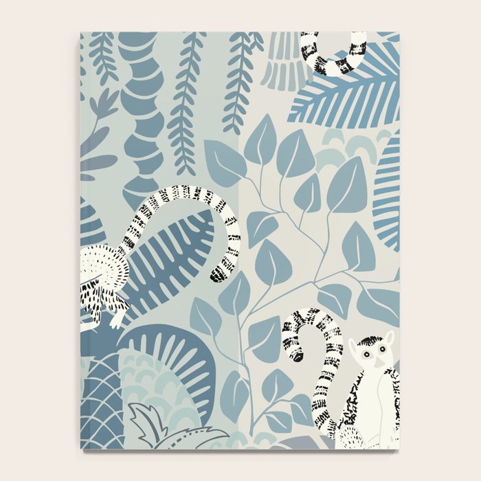 Jungle adventure chalky blue Notebook Gallery Image 4