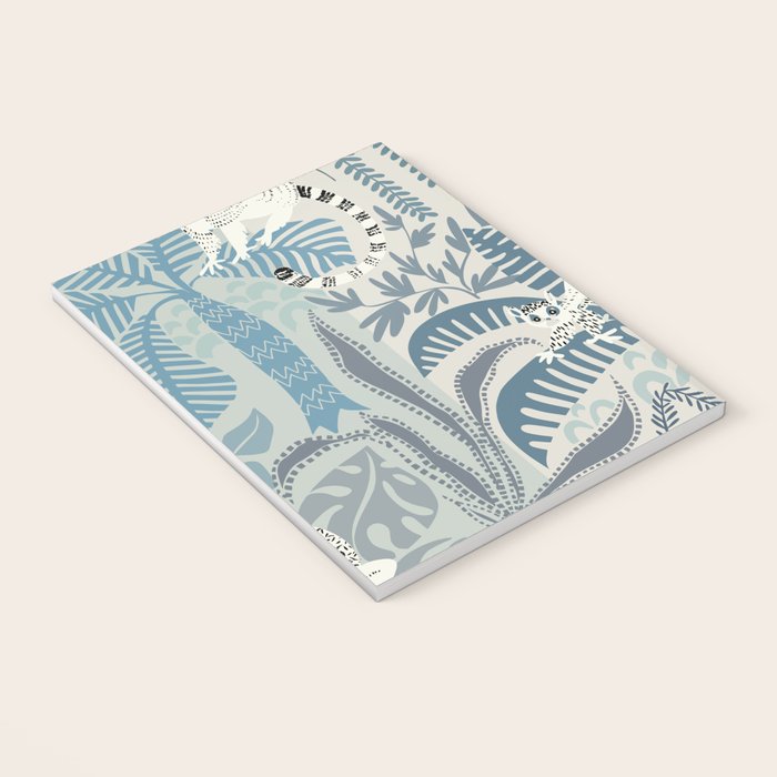 Jungle adventure chalky blue Notebook Gallery Image 3