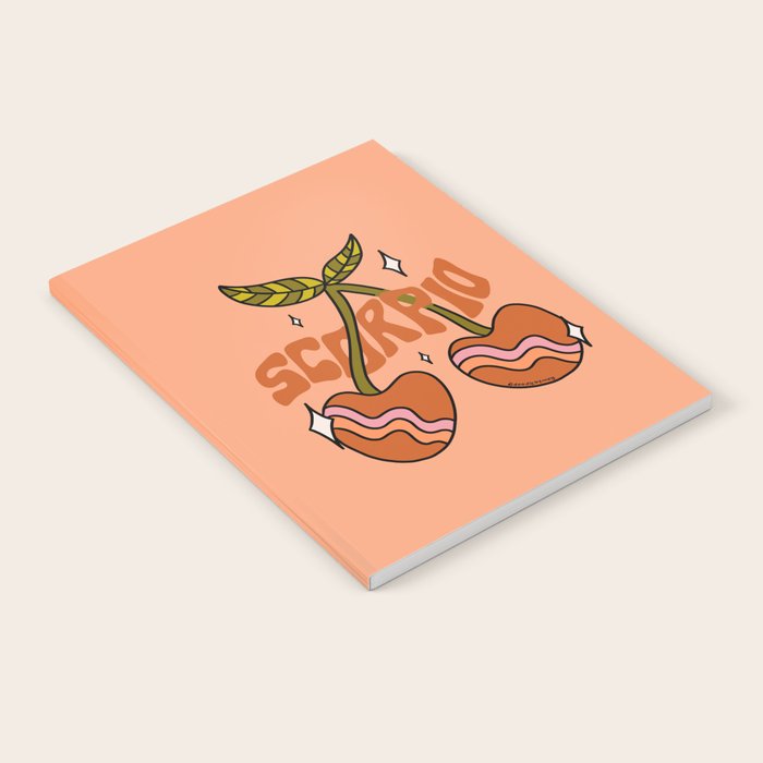 Scorpio Cherries Notebook Gallery Image 2