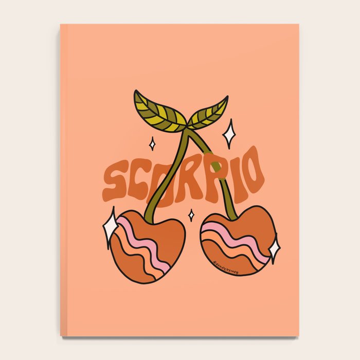 Scorpio Cherries Notebook Gallery Image 4