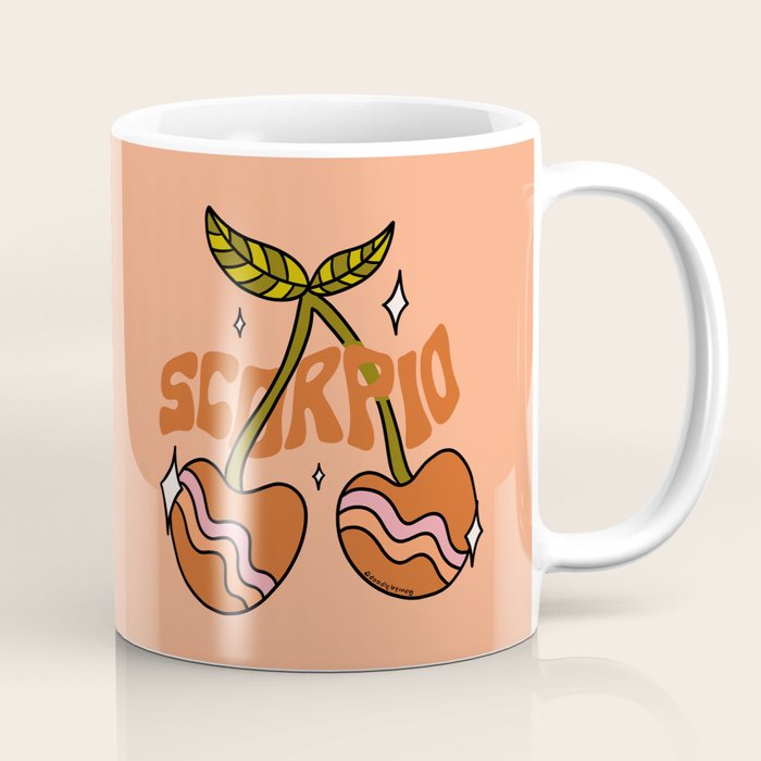 Scorpio Cherries Coffee Mug Gallery Image 1