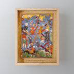 The building of Noahâs ark Islamic Antique Art  Mini Art Print Gallery Image 1