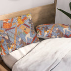 The building of Noahâs ark Islamic Antique Art  Pillow Sham Gallery Image 2