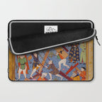 The building of Noahâs ark Islamic Antique Art  Laptop Sleeve Gallery Image 2