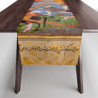 The building of Noahâs ark Islamic Antique Art  Table Runner Gallery Image 1