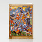 The building of Noahâs ark Islamic Antique Art  Stationery Card Gallery Image 2