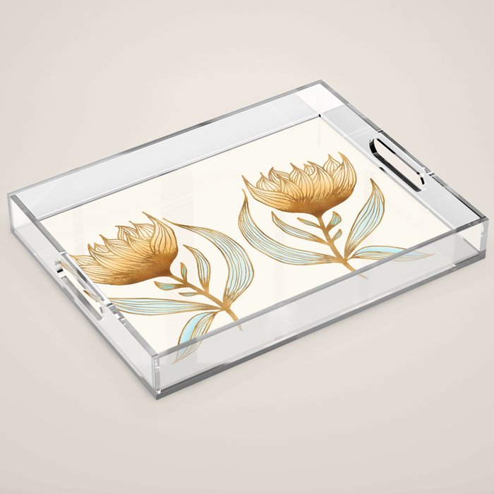 Bohemian Sunflowers II Acrylic Tray Gallery Image 1