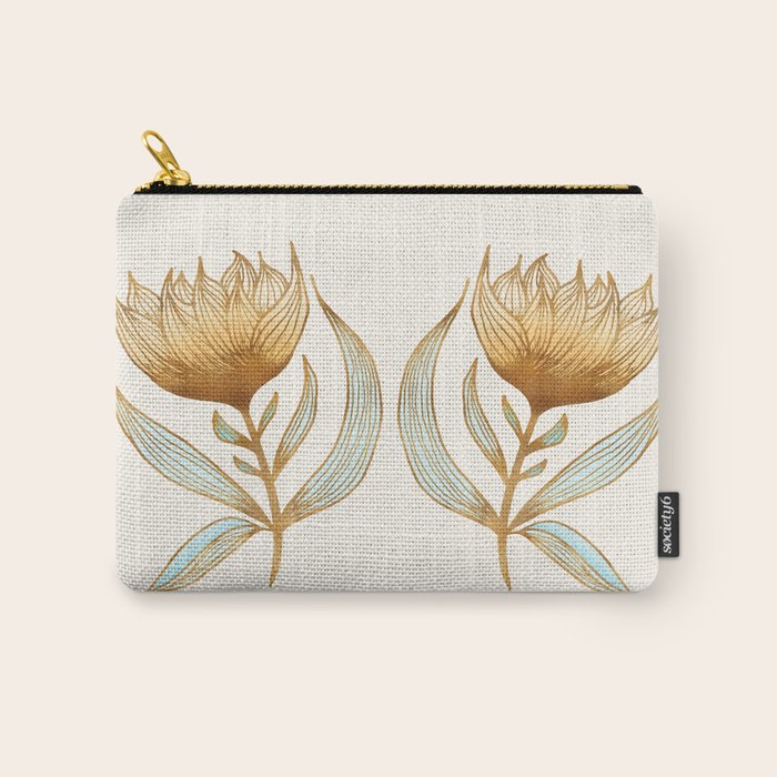 Bohemian Sunflowers II Carry All Pouch Gallery Image 1