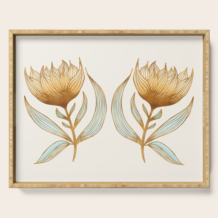 Bohemian Sunflowers II Serving Tray Gallery Image 1