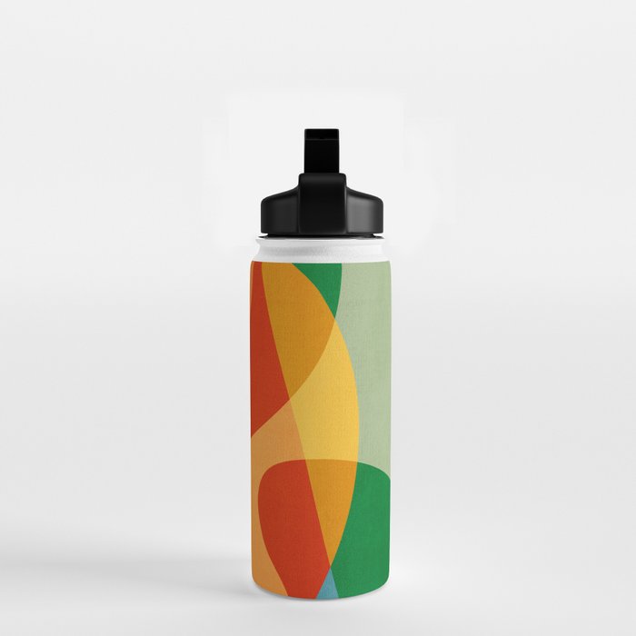 Abstract Colorful Artwork VI Water Bottle Gallery Image 2