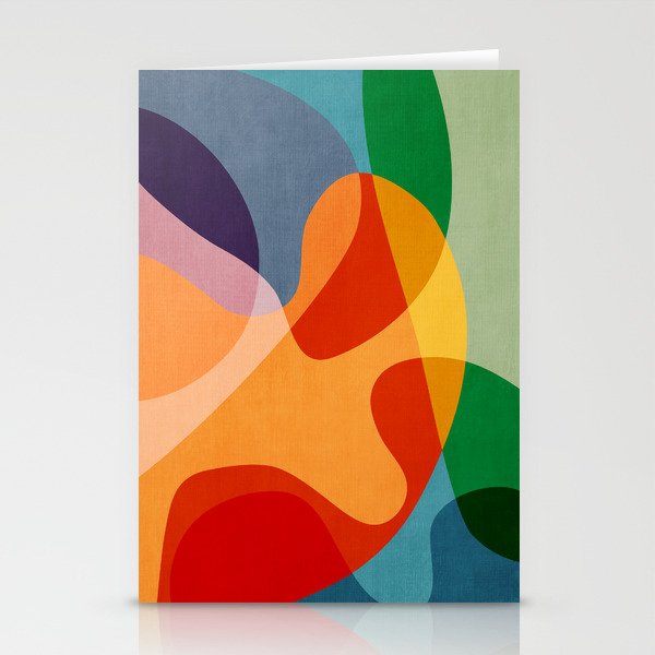 Abstract Colorful Artwork VI Stationery Card Gallery Image 2