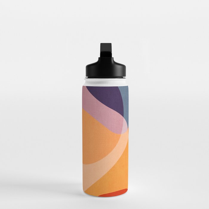Abstract Colorful Artwork VI Water Bottle Gallery Image 3