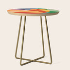Abstract Colorful Artwork VI Side Table Gallery Image 1
