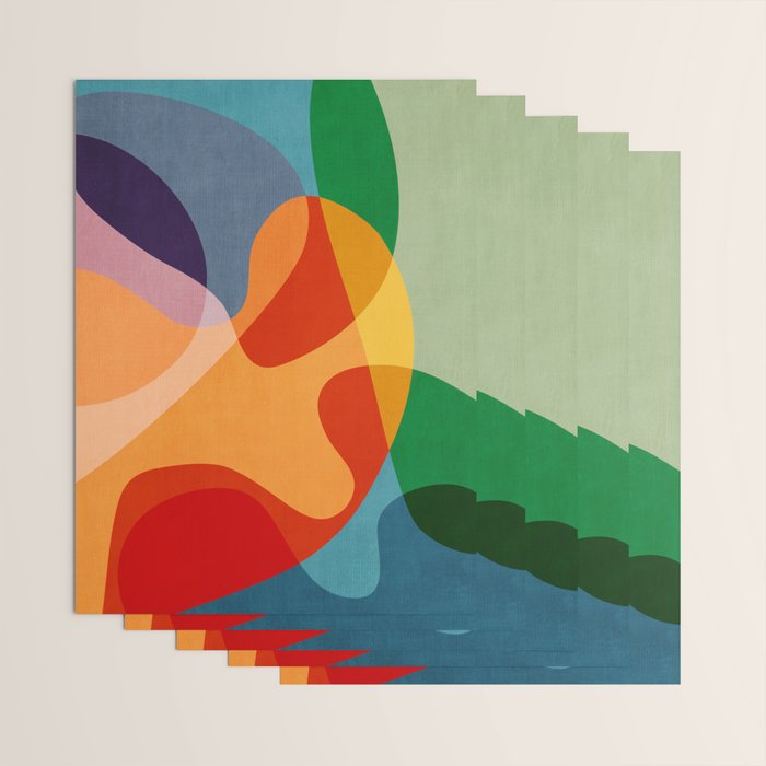 Abstract Colorful Artwork VI Wrapping Paper Gallery Image 3