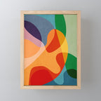 Abstract Colorful Artwork VI Mini Art Print Gallery Image 1