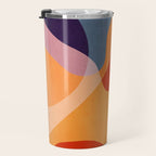 Abstract Colorful Artwork VI Travel Mug Gallery Image 3