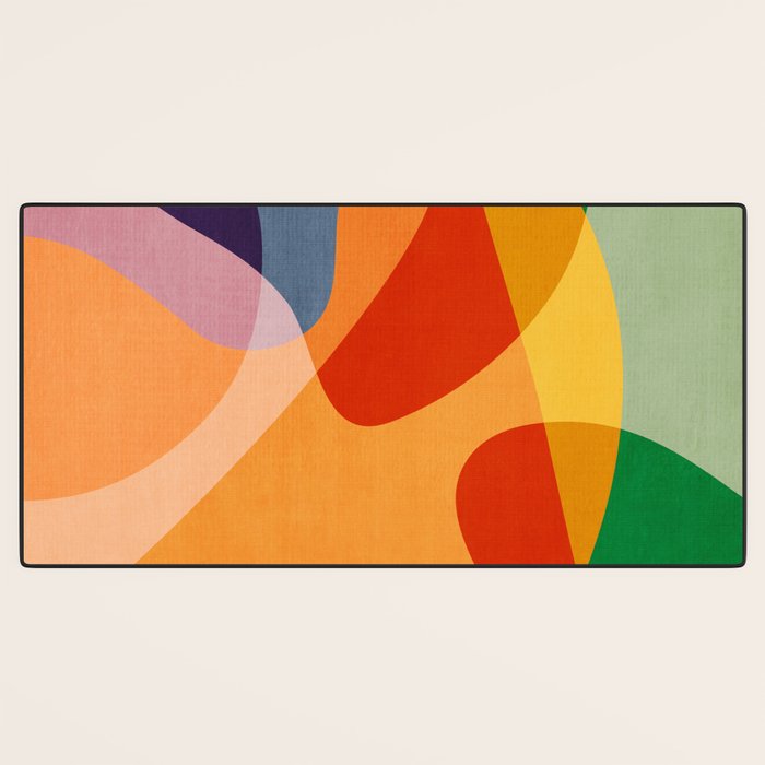 Abstract Colorful Artwork VI Desk Mat Gallery Image 3