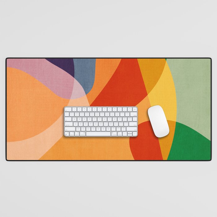Abstract Colorful Artwork VI Desk Mat Gallery Image 1