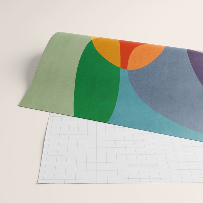 Abstract Colorful Artwork VI Wrapping Paper Gallery Image 2