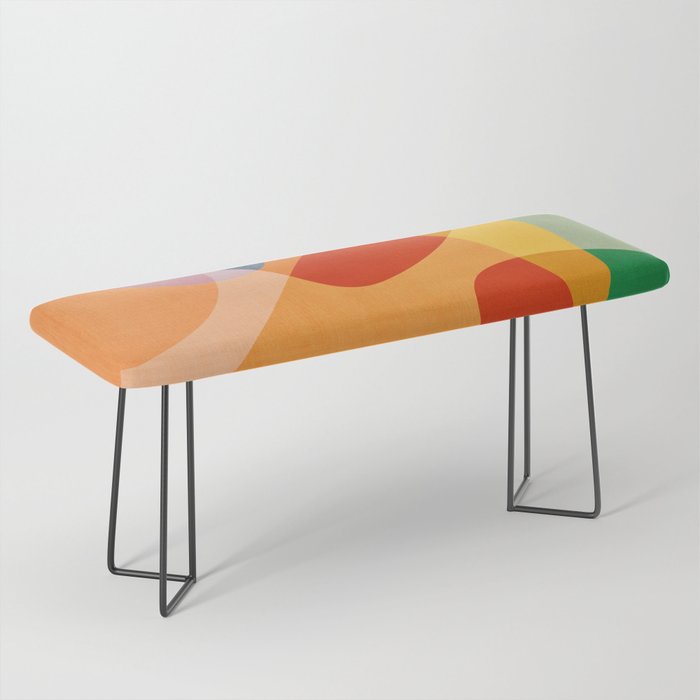 Abstract Colorful Artwork VI Bench Gallery Image 1