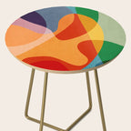 Abstract Colorful Artwork VI Side Table Gallery Image 2
