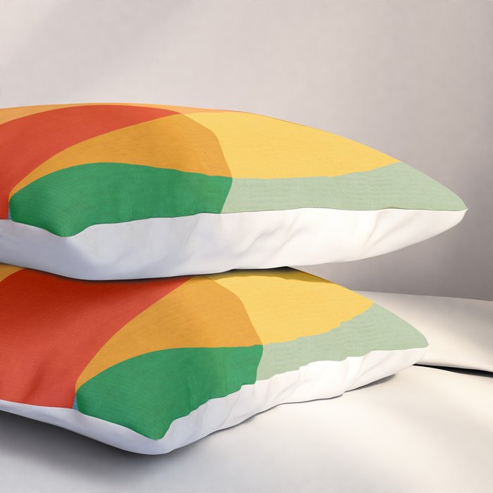 Abstract Colorful Artwork VI Pillow Sham Gallery Image 3