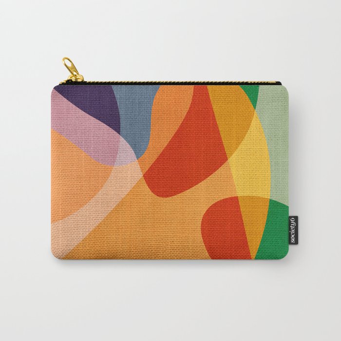 Abstract Colorful Artwork VI Carry All Pouch Gallery Image 1