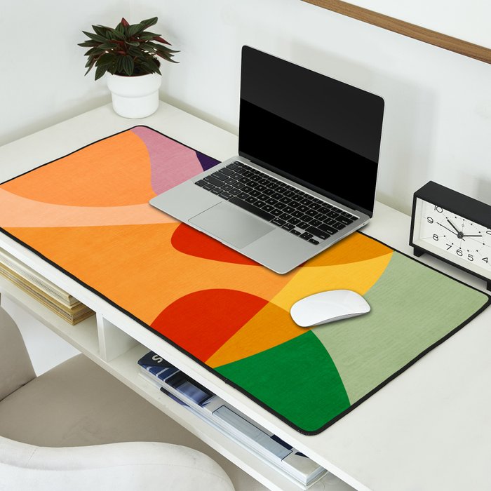 Abstract Colorful Artwork VI Desk Mat Gallery Image 2