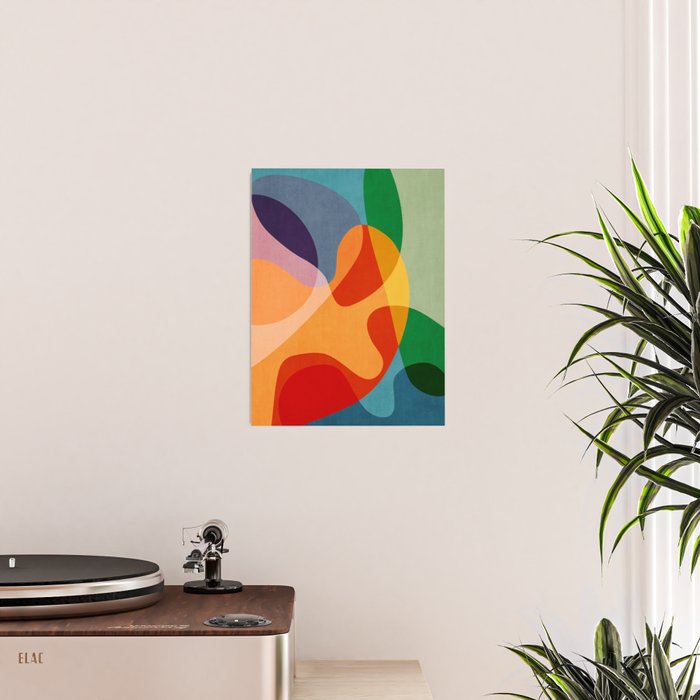 Abstract Colorful Artwork VI Poster Gallery Image 2