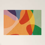 Abstract Colorful Artwork VI Welcome Mat Gallery Image 1
