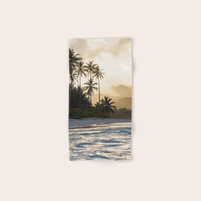 Another Day In Paradise - Tropical Beach Sunset Bath Towel Gallery Image 1